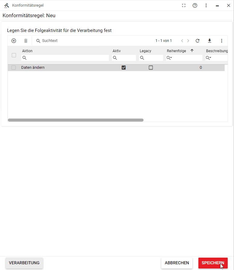 konformitätsregel speichern