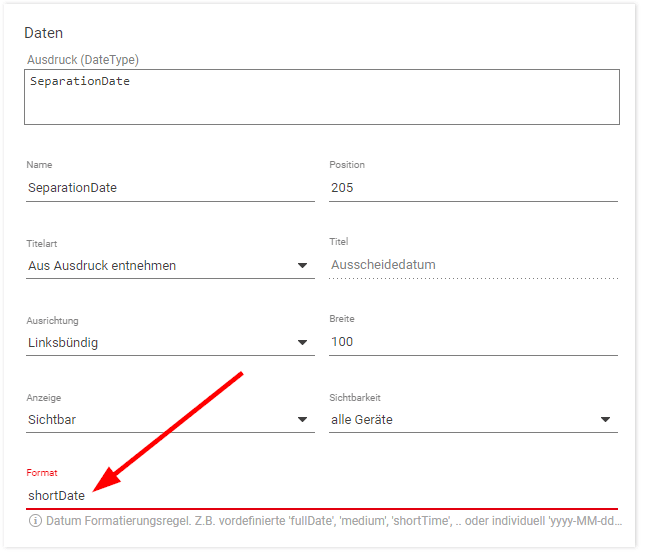 dataqueryformatdate