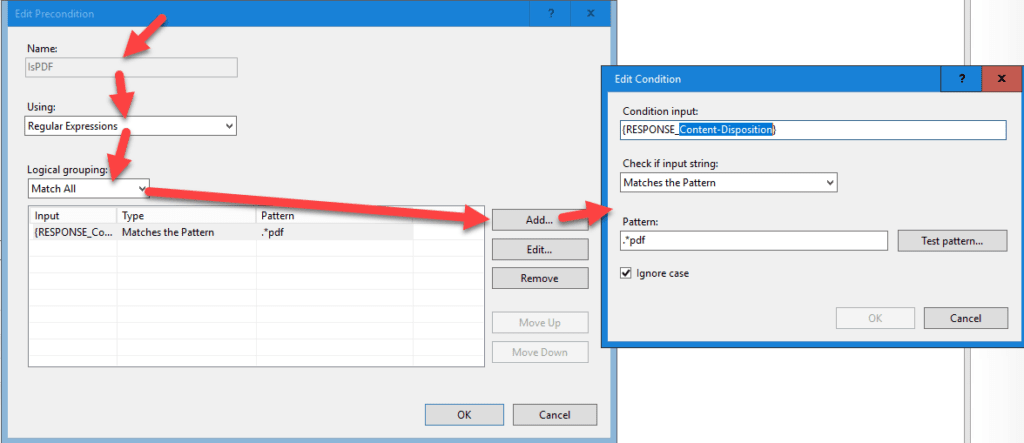 Rewrite Condition für PDF Dateien